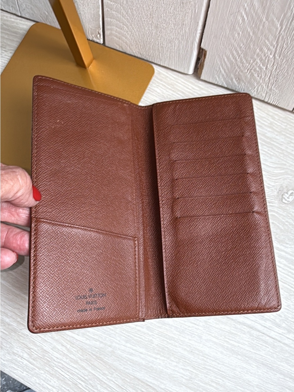 Louis Vuitton Monogram Porte Valeurs Checkbook credit card Wallet vintage - Picture 4 of 15